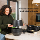 CookingTotem® | 10-Delige Opstapelbare Non-Stick Pannenset