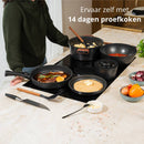 CookingTotem® | 10-Delige Opstapelbare Non-Stick Pannenset