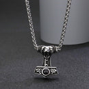 Colar Viking Personalizável Masculino Aço Inoxidável