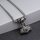 Colar Viking Personalizável Masculino Aço Inoxidável