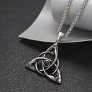 Colar Triângulo Personalizável Masculino Aço Inoxidável