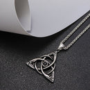 Colar Triângulo Personalizável Masculino Aço Inoxidável