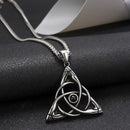 Colar Triângulo Personalizável Masculino Aço Inoxidável