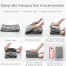 ComfortTravel Buddy: Almofada Inteligente para Viagens™ - com Bolso lateral e botão de ajuste