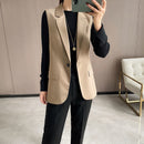 Blazer de Lapela Sophia™ - O Blazer Sem Mangas: Elegância e Estilo em Cada Detalhe!