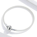 Bracelete para Berloque Forever Love Prata