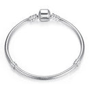 Bracelete Para Berloques Clássico Prata