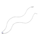 Colar Coração de Opala Furta-Cor