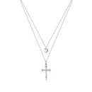 Colar Duplo Amor pela Cruz