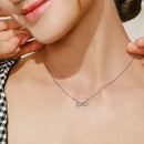 Colar Infinito Azul Turquesa