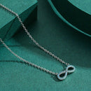 Colar Infinito Azul Turquesa