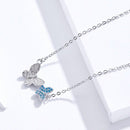 Colar Borboletas Livres em Prata 925