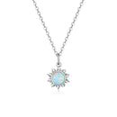 Colar Sol de Opala Azul