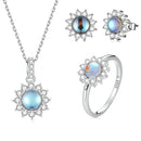 Conjunto Moon Flower em Prata 925