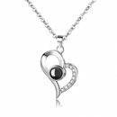 Colar Amor Personalizável Feminino Prata 925