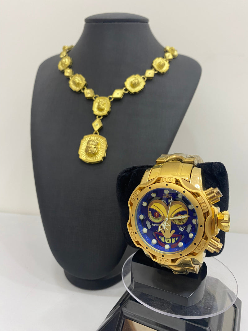 KORINGA JOCKER + CORRENTE EM MOEDA ANTIGA