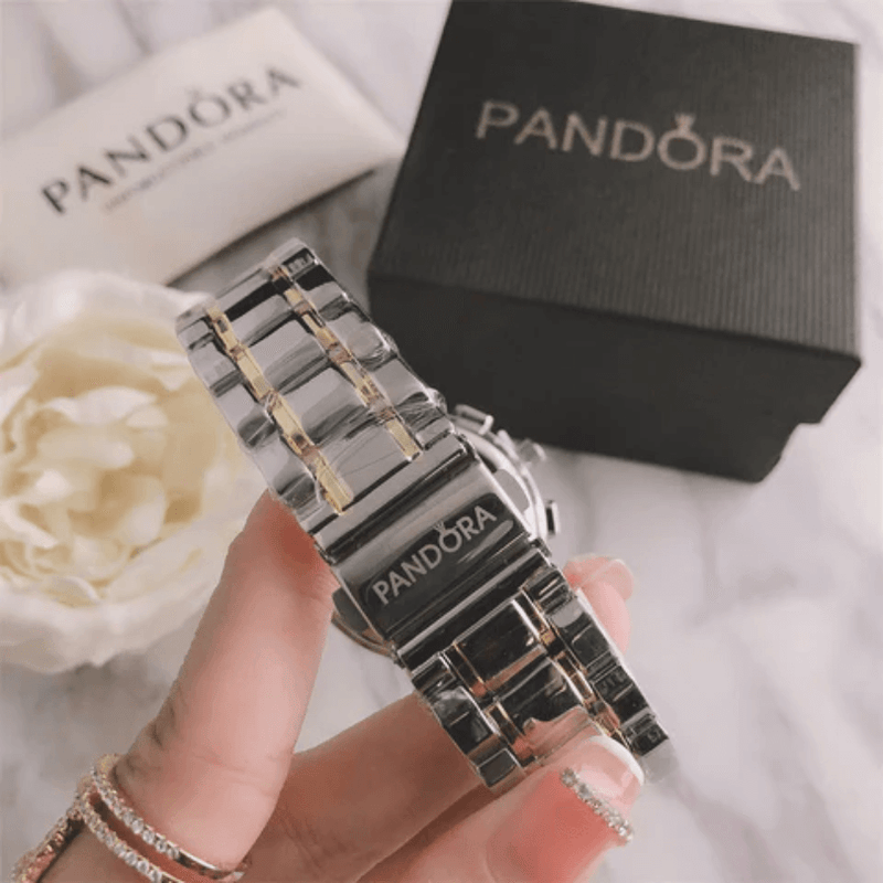 [Queima de Estoque🔥] COMPRE 1 LEVE 4 - Relógio Pandora Feminino Original Resistente a Água