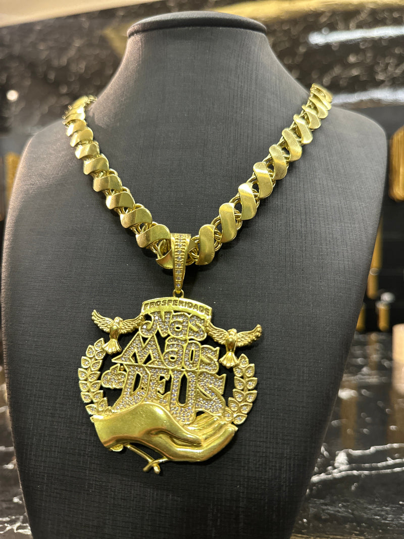 FRISO S COM PIGENTE NAS MÃOS DE DEUS EM MOEDA ANTIGA