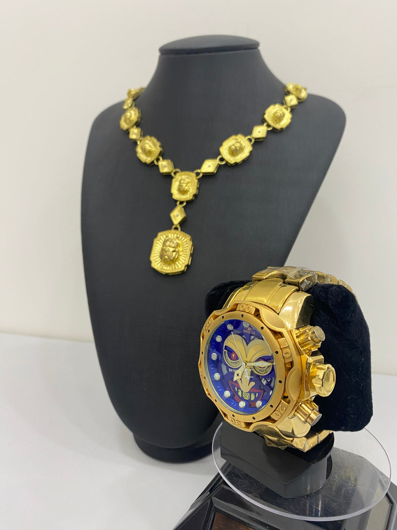 KORINGA JOCKER + CORRENTE EM MOEDA ANTIGA