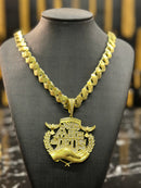 FRISO S COM PIGENTE NAS MÃOS DE DEUS EM MOEDA ANTIGA