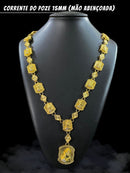 CORRENTE DO POZE MÃO ABENÇOADA EM MOEDA ANTIGA