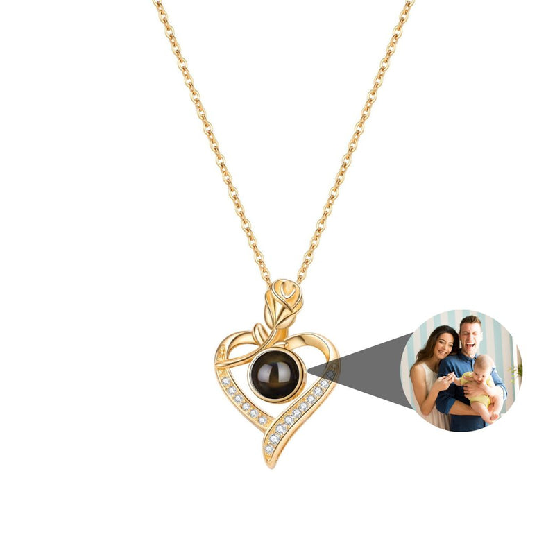 Colar Rosa Eterna Personalizável Feminino Prata 925