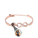 Pulseira Infinity Love Personalizável Feminina Prata 925
