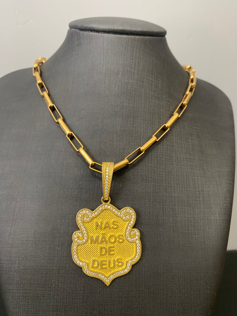 CORRENTES BANHADA A OURO 18k - Mega oferta 💥🥇