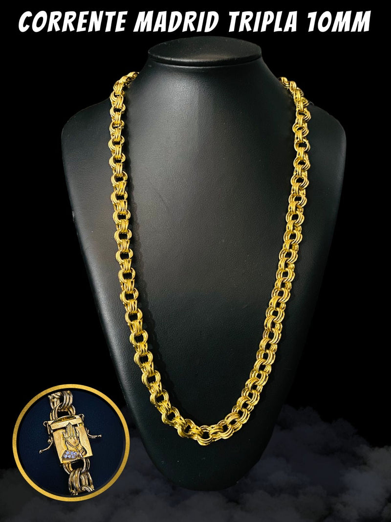 CORRENTE MADRID TRIPLA EM MOEDA ANTIGA