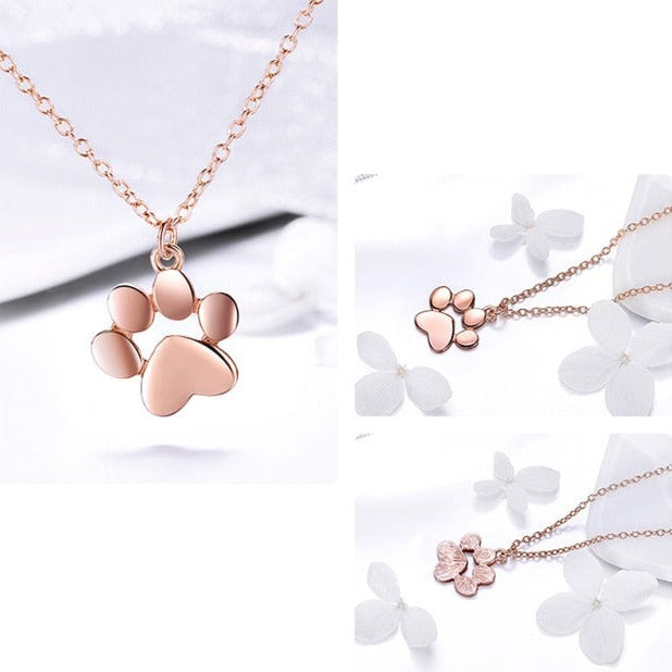 Colar Patinha Pet em Prata 925