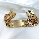 Pulseira Santidade Banhada a Ouro 18K