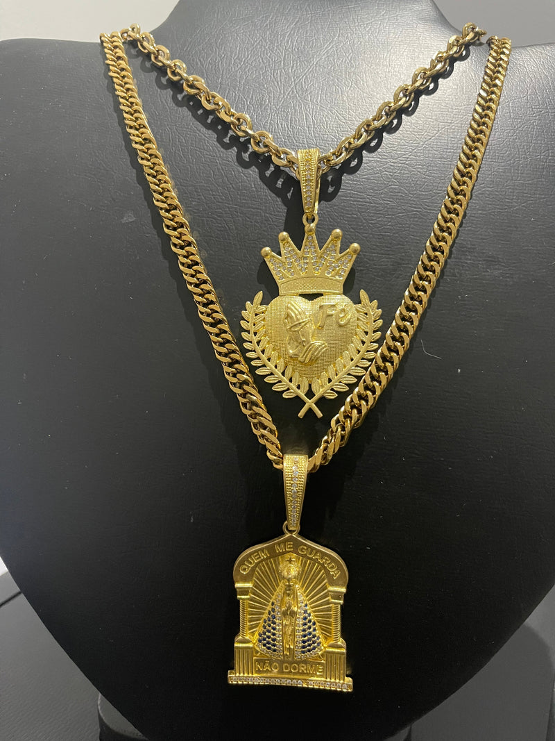 KIT JOIAS BANHADA A OURO (COMPRE 1 E LEVE 2 )