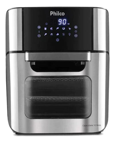 Fritadeira Air Fryer Oven Philco 12 Litros 4 em 1 Frita sem óleo, assa, desidrata e reaquece Preto BFR2100P – Bivolt