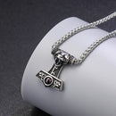 Colar Viking Personalizável Masculino Aço Inoxidável