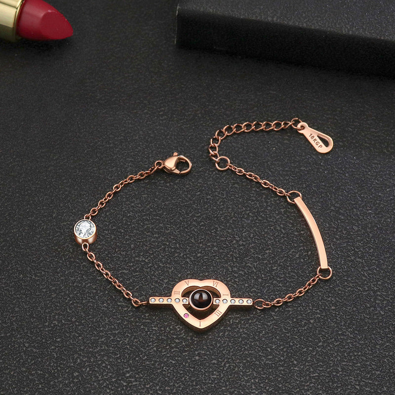 Pulseira Eternal Love Personalizável Feminina Prata 925