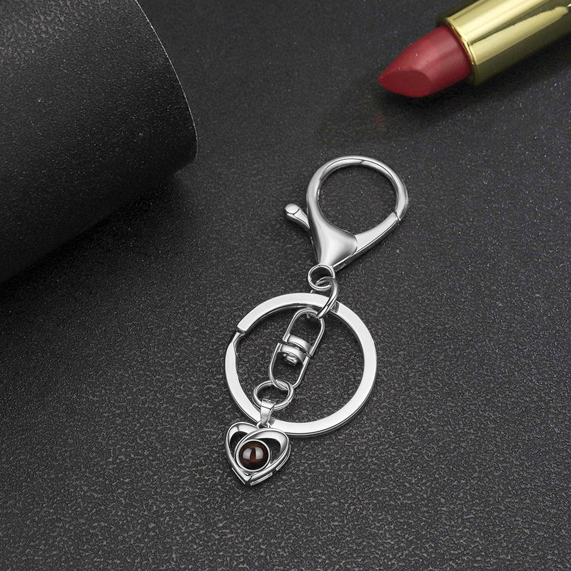 Chaveiro Coração Personalizável Prata 925