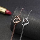 Pulseira "I Love You To The Moon And Back" Personalizável Feminina Prata 925