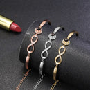 Pulseira Infinity Love Personalizável Feminina Prata 925
