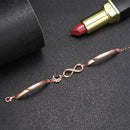 Pulseira Infinity Love Personalizável Feminina Prata 925