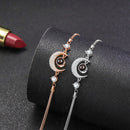 Pulseira Lua Personalizável Feminina Prata 925
