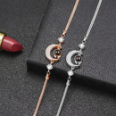 Pulseira Lua Personalizável Feminina Prata 925