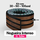 Kit Painel Ripado Autocolante 3M Laminado  | Linha Madeto | TOP