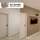 Kit Painel Ripado Autocolante 3M Laminado  | Linha Madeto | TOP