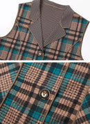 Colete de Lapela Francesca™ Moda Européia / Uma Peça que Reflete o Brilho e a Beleza da Moda Européia.