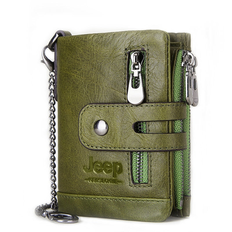 Carteira Jeep de Couro