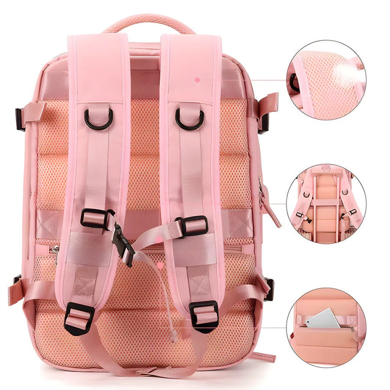 (PAGUE 1 LEVE 2) Mochila | B-Perfect - Impermeável com USB Para Viagem
