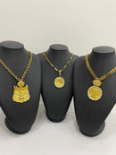 COMBO COM 3 CORRENTES E PINGENTES ( MAIS VENDIDOS)