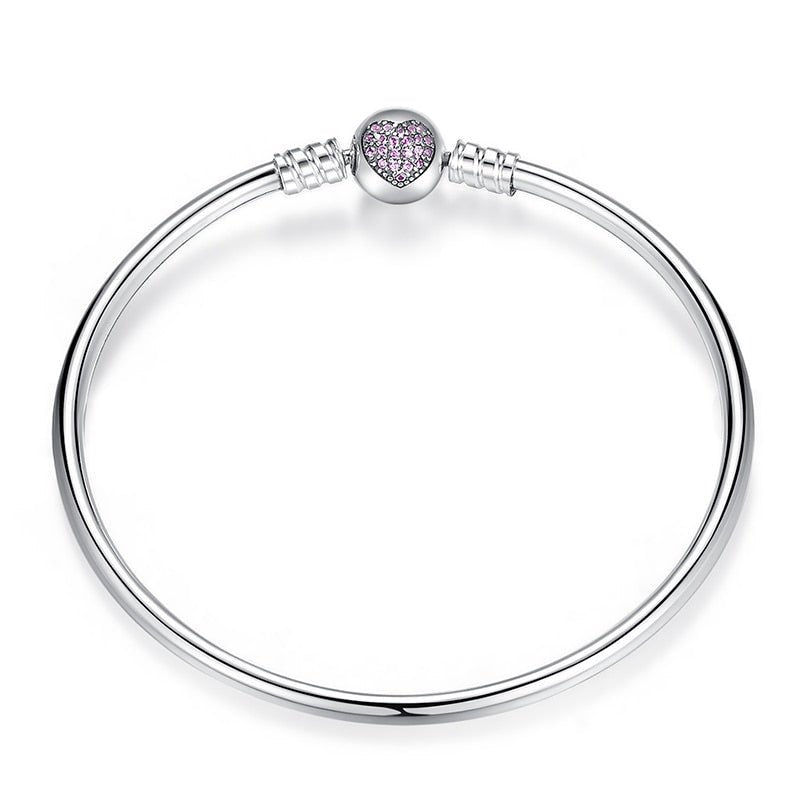 Bracelete Para Berloques Coração