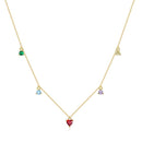 Colar Pingentes Coloridos