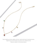 Colar Pingentes Coloridos